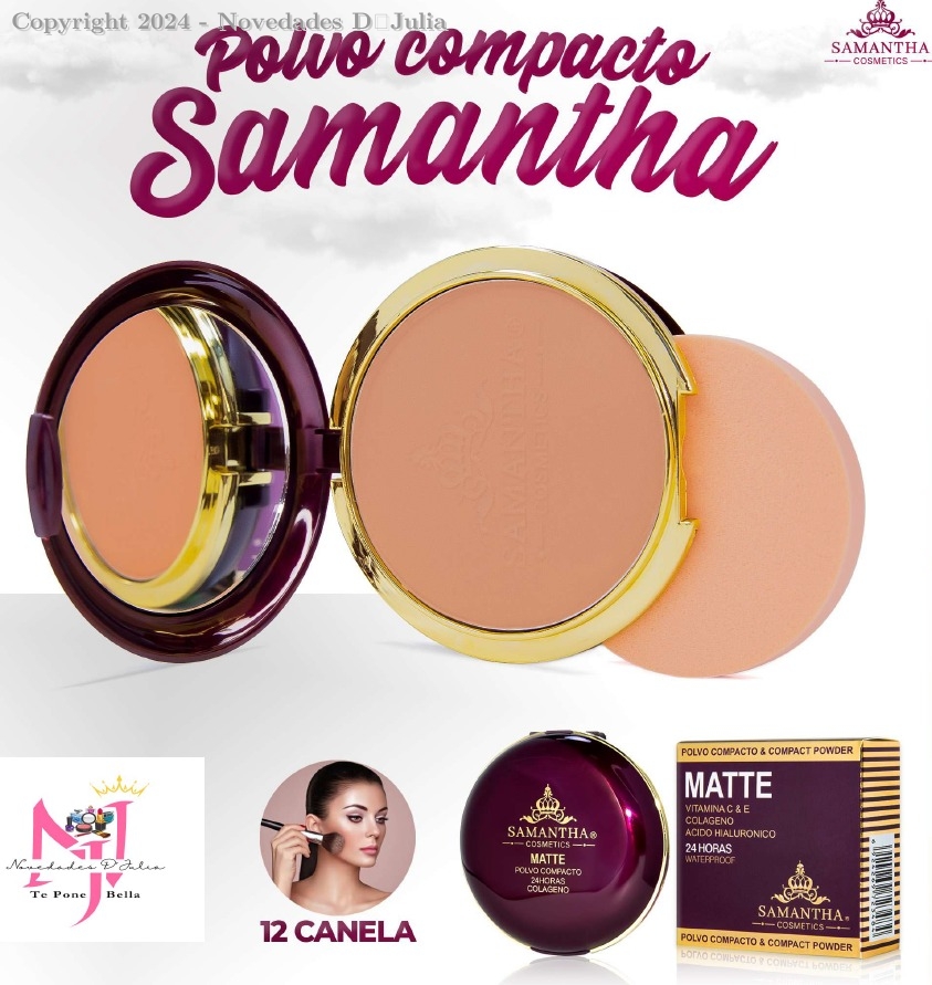 Polvo Compacto Samantha #12 CANELA