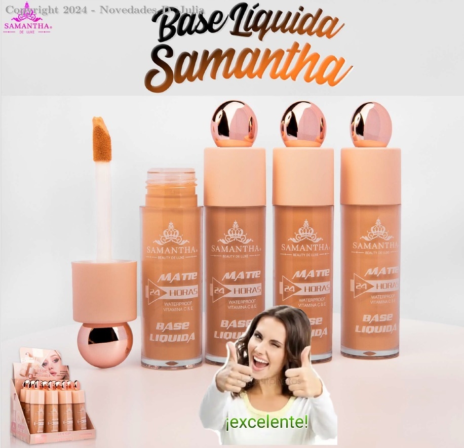 Base Liquida Samantha Matte