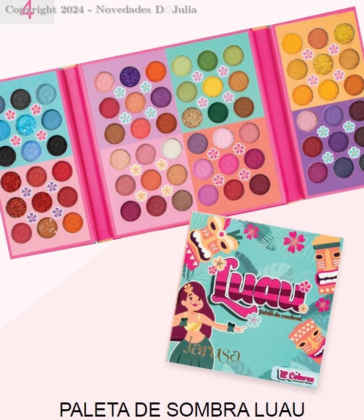 Paleta de Sombra LUAU X 72 Colores