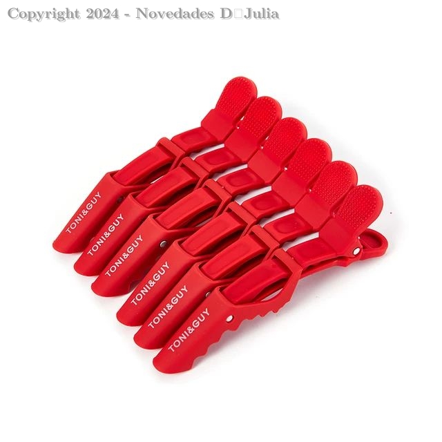 Ganchos para Peinado Cocodrilo Color ROJO