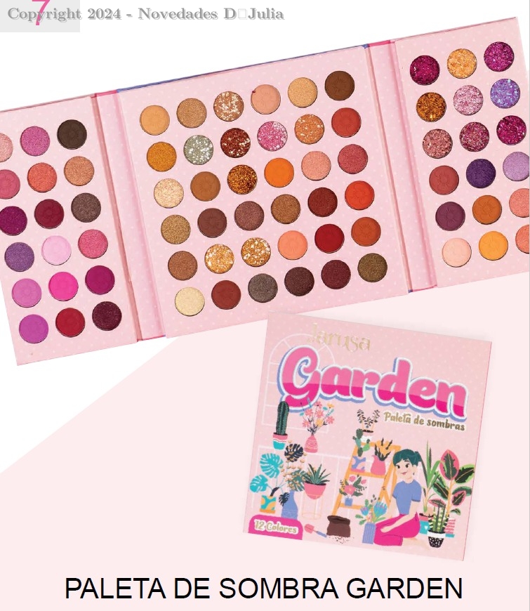 Paleta de Sombra GARDEN X 72 Colores