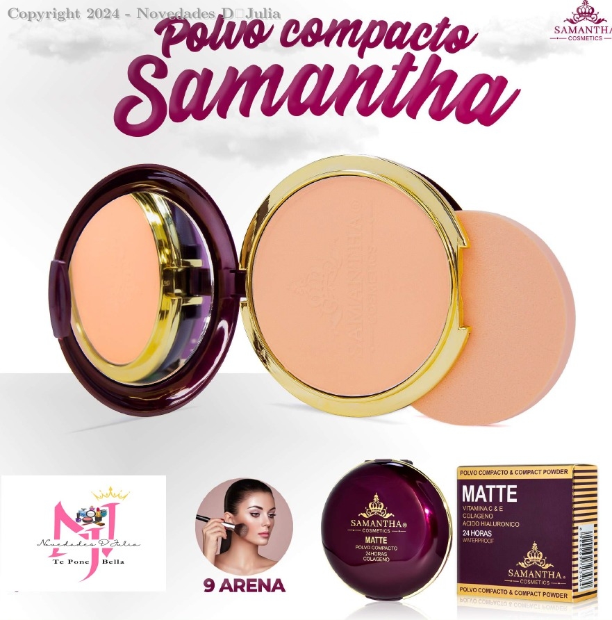 Polvo Compacto Samantha #9 ARENA