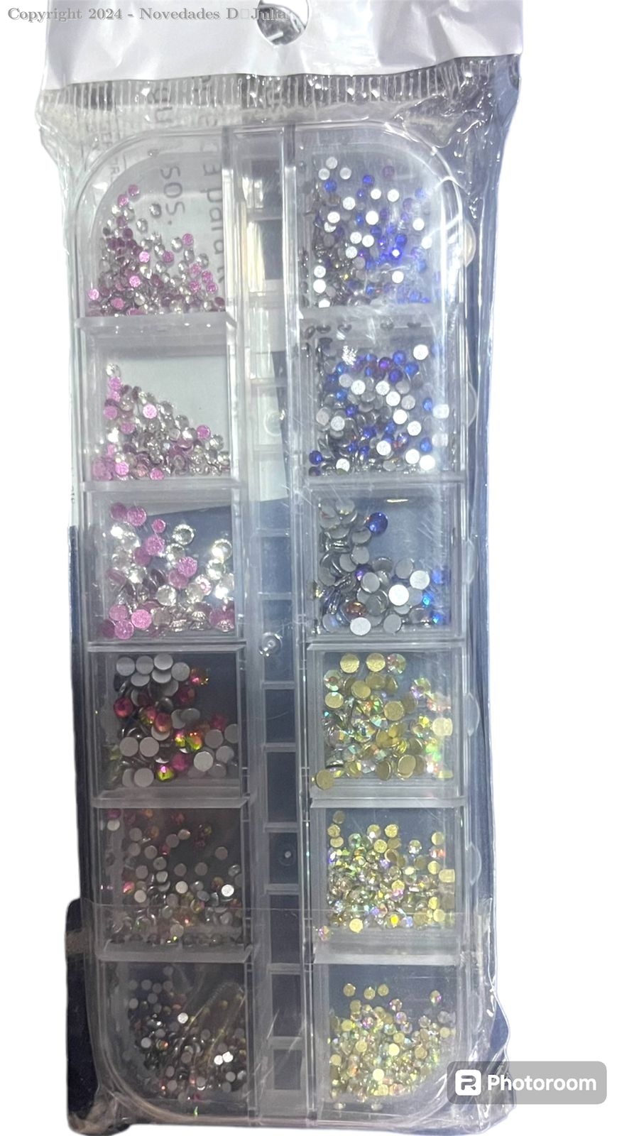 Pedrería Para Uñas Multicolores Marca Beifa