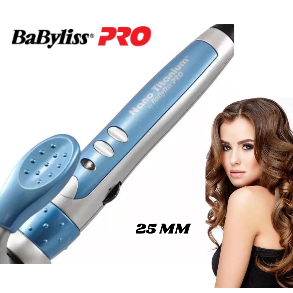 Babyliss Pro Rizador Nano Titanium 25mm TENAZA