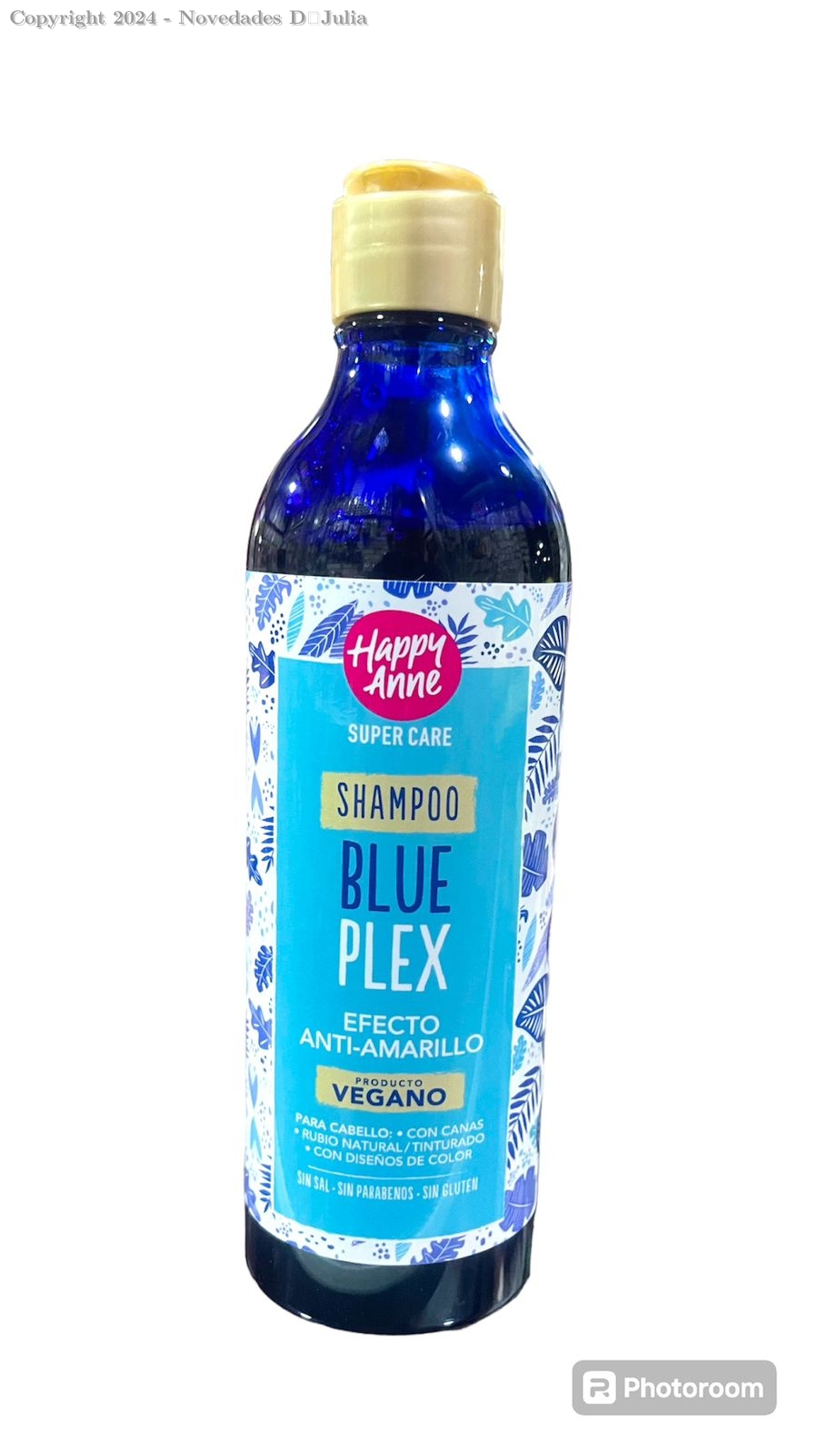 Shampoo BLUE PLEX efecto amarillo