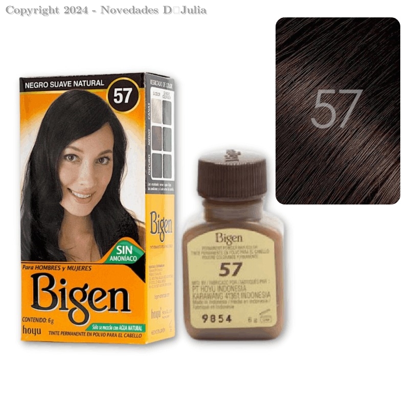 BIGEN Negro Suave Natural 57