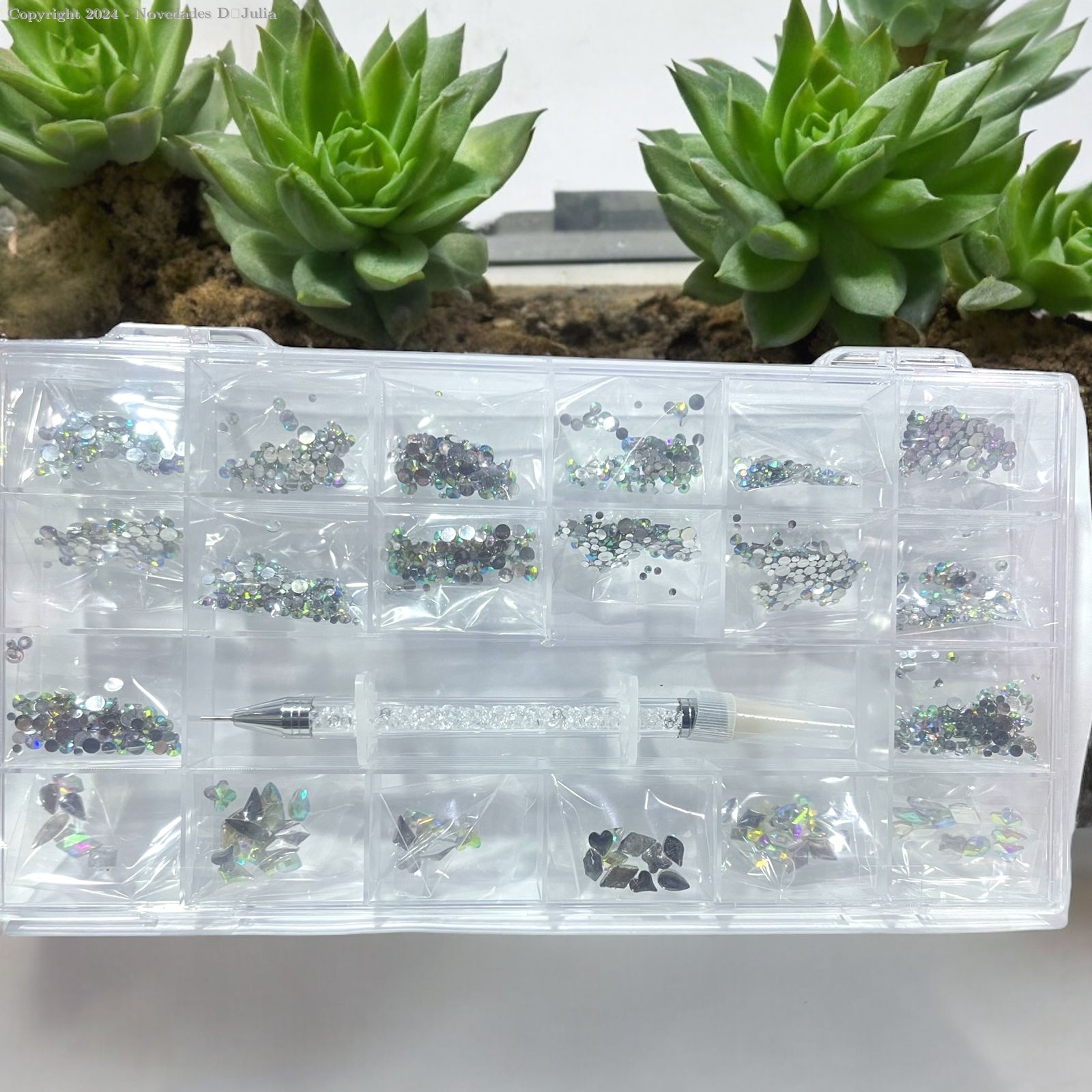 Kit de Cristales Tornasol Con KATANA para Uñas