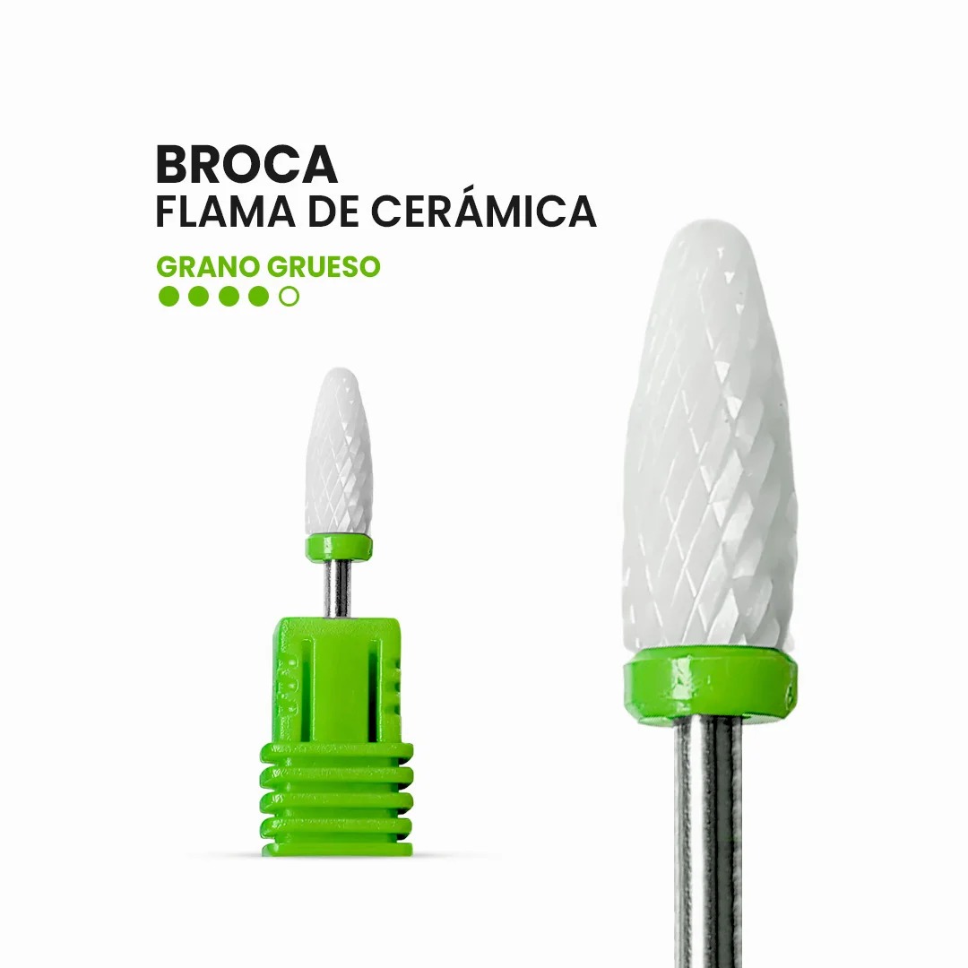 BROCAS FLAMA DE CERAMICA ROJA