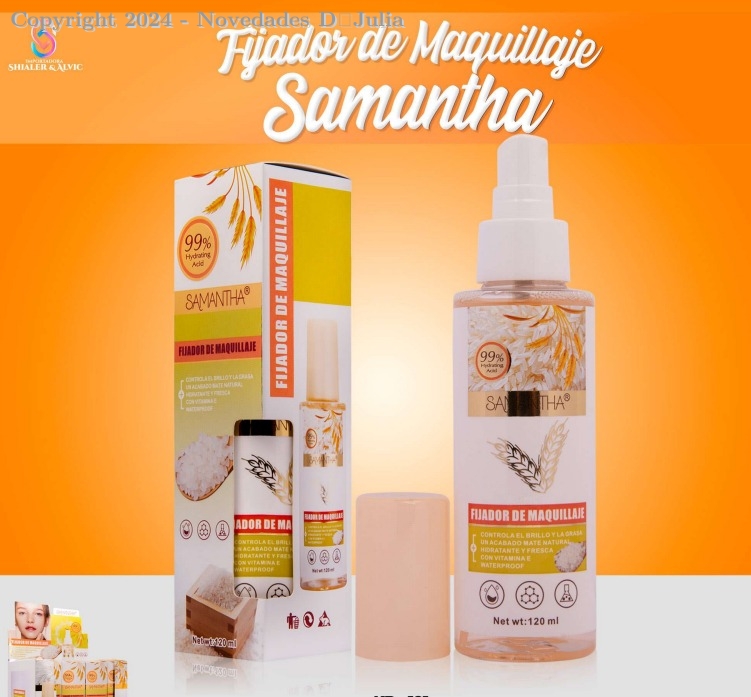 FIJADOR DE MAQUILLAJE SAMANTHA  120 ML 