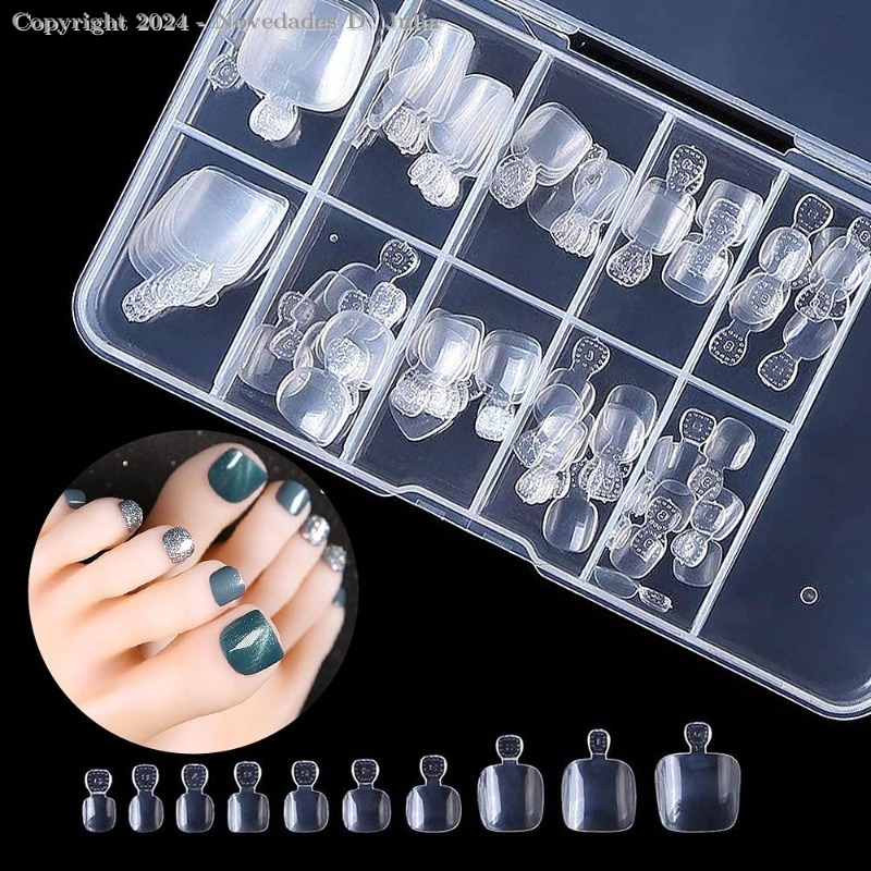 Uñas Postizas enteras pies NAIL TIPS BEIFA X 100