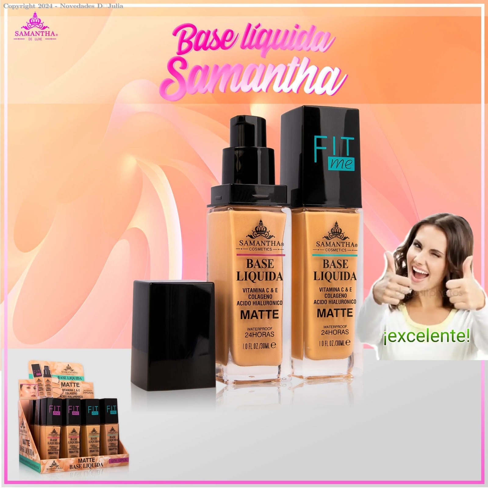 Base Liquida FITME Samantha