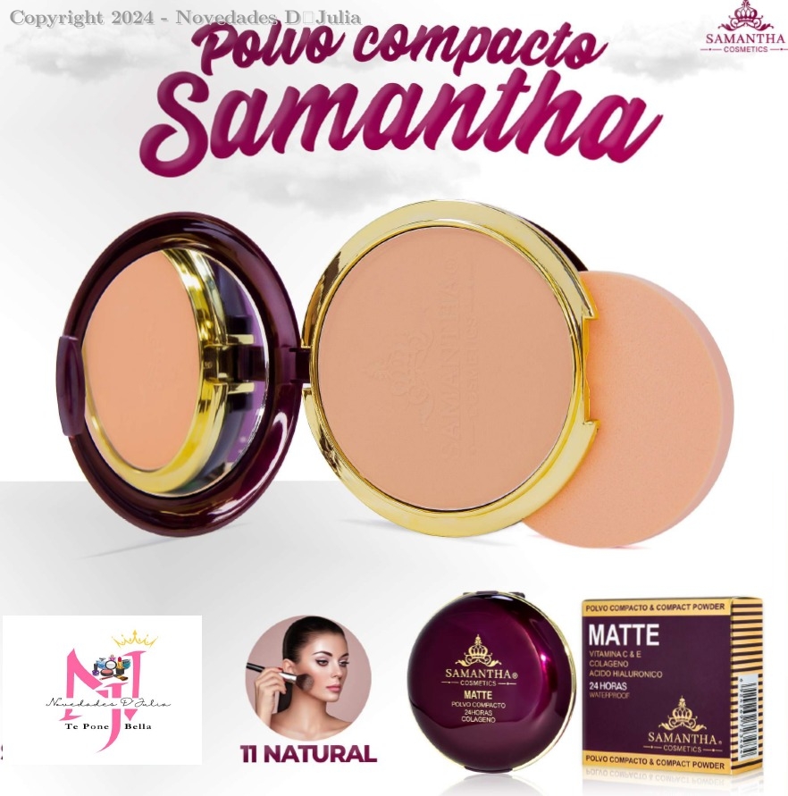 Polvo Compacto Samantha #11 NATURAL