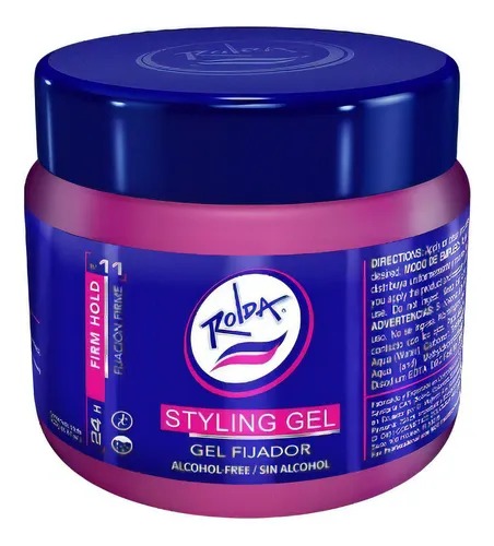Pote 500 G-Rolda Gel Fijador Sin Alcohol Morado