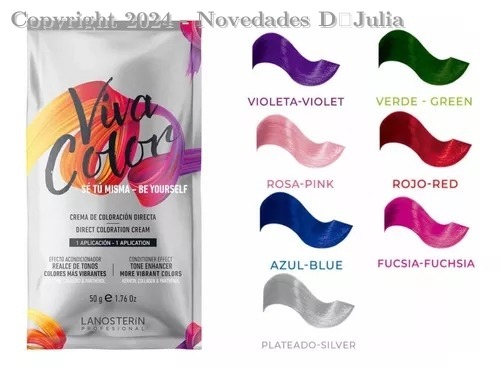 Tinte Viva Color - Color Fantasía PLATA