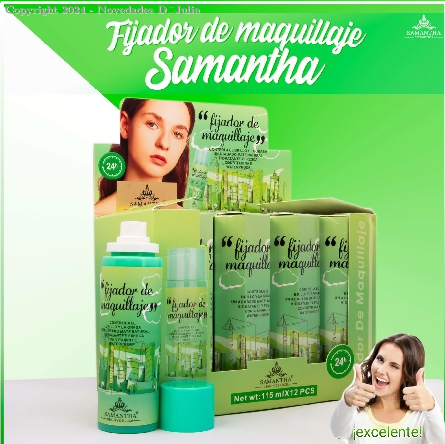 Fijador de Maquillaje Samantha de 115ML